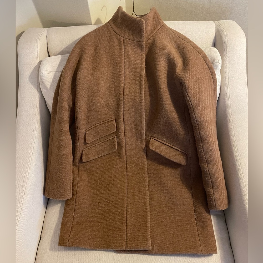 Camel J Crew Coat